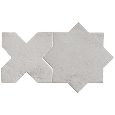 MALTA STAR DOVE GRAY 6" MATTE AND CROSS DOVE GRAY 6" MATTE