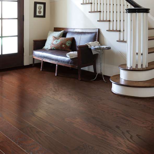 Albright Oak 5 Hardwood Floor Tiles
