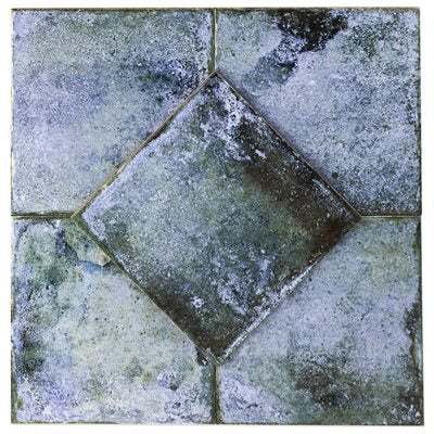 ANGELA HARRIS DUNMORE BLU 8X8 BLUE CERAMIC TILE - DM Cape Tile