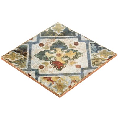 ANGELA HARRIS DUNMORE MICHELI DÉCOR 8X8 Patterned Ceramic Tile - DM Cape Tile