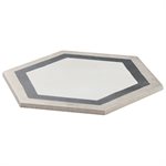 BANZA DECO SABBIA CHARCOAL 8" HEX