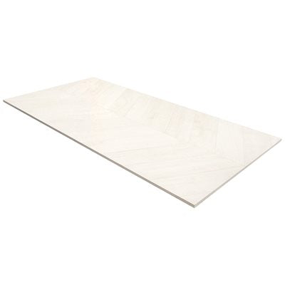 ELAN CHEVRON WHITE 24X48