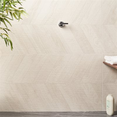 ELAN CHEVRON WHITE 24X48