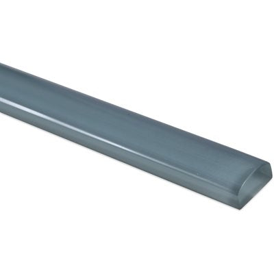 GLASS PENCIL BLUE GRAY POLISHED