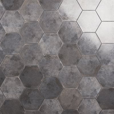 OKEN ANTRACITE 9" HEXAGON