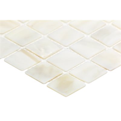 PEARL WHITE FLAT 1X1 SQUARES