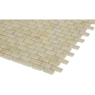 PEARL WHITE FLAT MINI BRICK