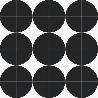 STACY GARCIA MADDOX DECO FLOOR BLACK 8X8