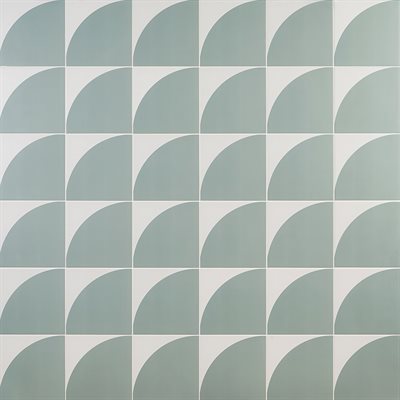 STACY GARCIA MADDOX DECO FLOOR MINERAL GREEN 8X8
