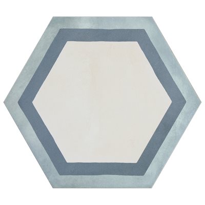 BANZA DECO OCEAN CIELO 8" HEX