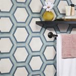 BANZA DECO OCEAN CIELO 8" HEX