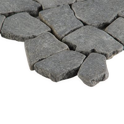 PEBBLESTONE BLACK LAVA TUMBLED NATURAL STONE