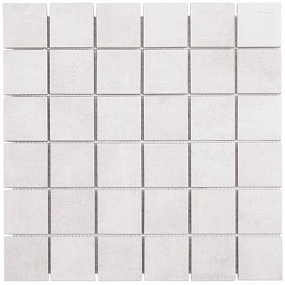 RUNWAY BLANC 2X2 MOSAIC MATTE