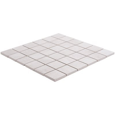 RUNWAY BLANC 2X2 MOSAIC MATTE
