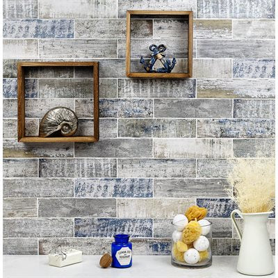 COLONIAL WOOD WHITE MATTE 3X12