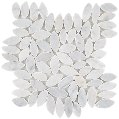 PEBBLESTONE CARRARA FLOWER NATURAL STONE | DM Cape Tile