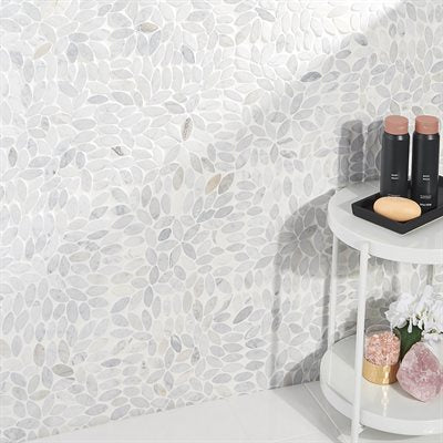 PEBBLESTONE CARRARA FLOWER NATURAL STONE