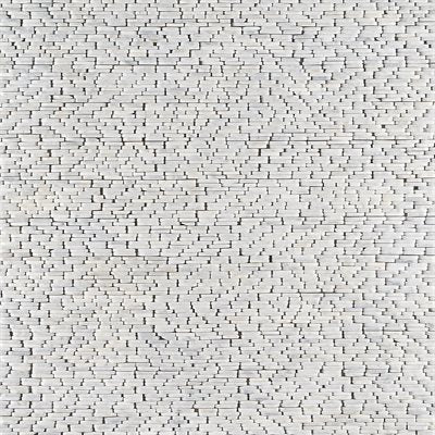 PEBBLESTONE CARRARA STACKED SLICED NATURAL STONE