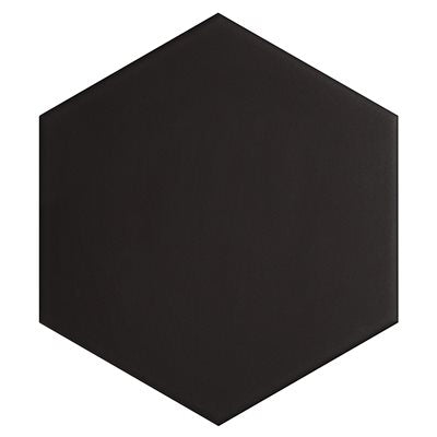 CLASSIC HEX BLACK 10" HEXAGON