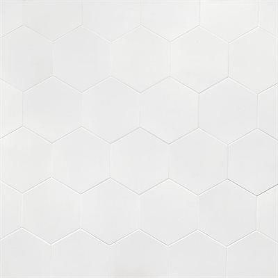CLASSIC HEX WHITE 10" HEX