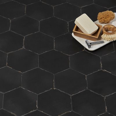 COSTAHEX SORRENTINE NERO 6" HEX