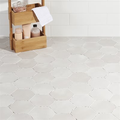 COSTAHEX RASSA GREY 6" HEX | DM Cape Tile