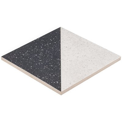 GEOPRISM TERRAZZO DOS GRIGIO 8X8 BY ELIZABETH SUTTON