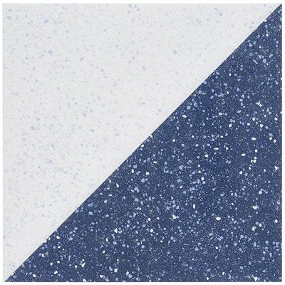 GEOPRISM TERRAZZO DOS NAVY 8X8 BY ELIZABETH SUTTON