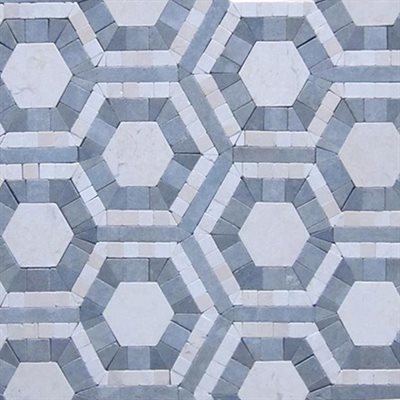 EVO HEX CARRARA & MOONSTONE | DM Cape Tile