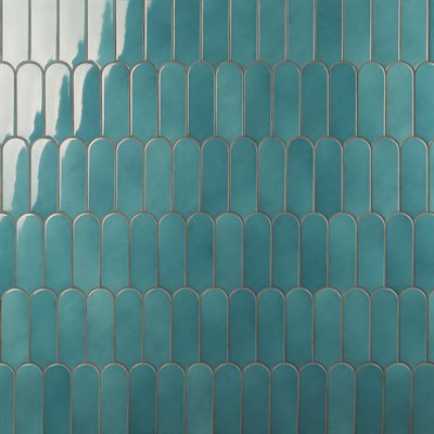 FAN TURQUOISE MIX 3X8 Ceramic Tiles - DM Cape Tile