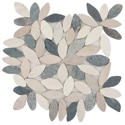 PEBBLESTONE FLOWER RAJA AMPAT NATURAL STONE