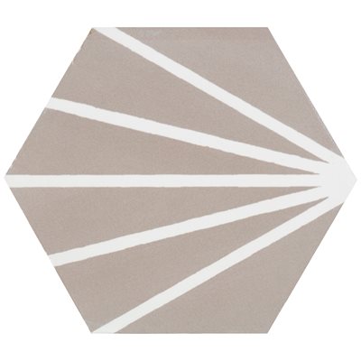 ARIES 2.0 GRIS WITH BLANCO LINE 8" HEX