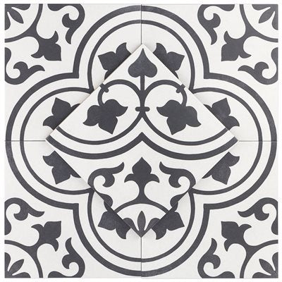 HAVANA WHITE ORNATE 9X9 | DM Cape Tile
