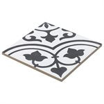 HAVANA WHITE ORNATE 9X9 | DM Cape Tile
