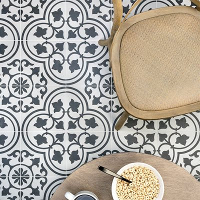 HAVANA WHITE ORNATE 9X9 | DM Cape Tile