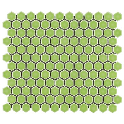 SIMPLE 2.0 RIMMED KEY LIME 1" HEXAGON