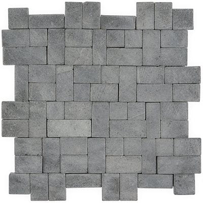 PEBBLESTONE BLACK LAVA NEW ANTIQUE NATURAL STONE | DM Cape Tile