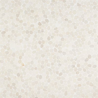 PEBBLESTONE LOVINA WHITE SLICED ROUND NATURAL STONE