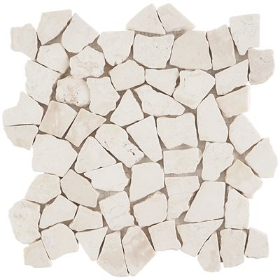 PEBBLESTONE LOVINA WHITE TUMBLED NATURAL STONE