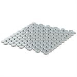 SIMPLE 2.0 RIMMED MIST GRAY 1" HEXAGON