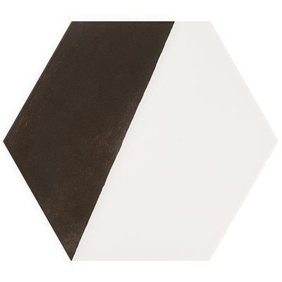 ARIES 2.0 DIVIDE NERO 8" HEX | DM Cape Tile