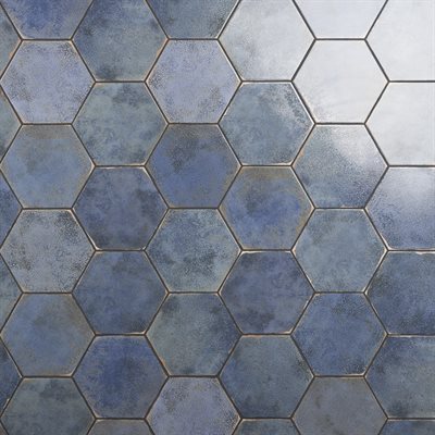 OKEN BLUE 9" HEXAGON