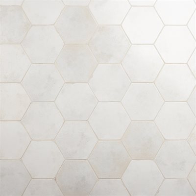 OKEN WHITE 9" HEXAGON