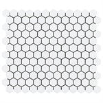 SIMPLE 2.0 SOLID WHITE 1" HEXAGON POLISHED