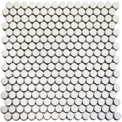 SIMPLE 2.0 SOLID WHITE PENNY ROUNDS POLISHED | DM Cape Tile