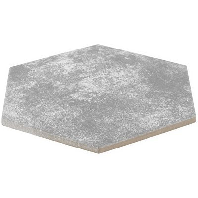 POMPEIA GRIS 8" HEX | DM Cape Tile