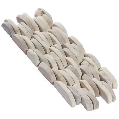 PEBBLESTONE LOMBOK STACKED SLICED NATURAL STONE