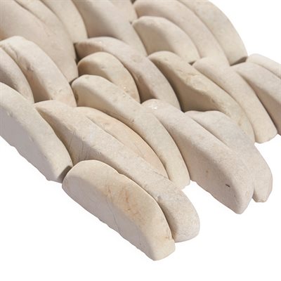 PEBBLESTONE LOVINA WHITE STACKED SLICED NATURAL STONE | DM Cape Tile