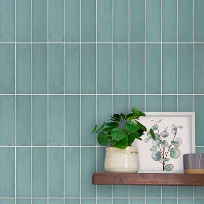 COLORHUES CEMENT TEAL 2X8