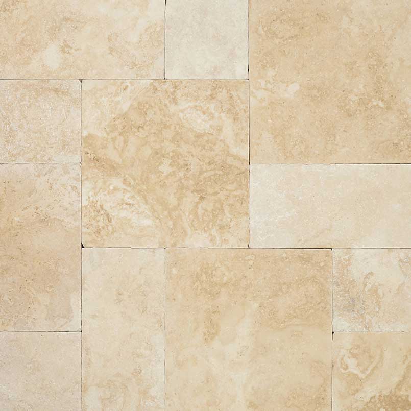 Tus. Ivory 10 kits Tumbled 3cm Pavers